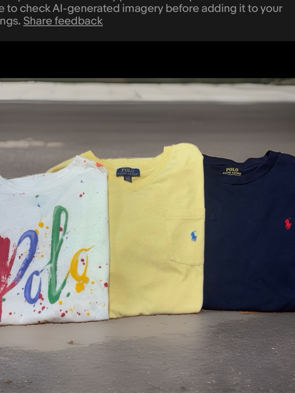 Bundle of Ralph Lauren Tshirts, Youth size LG/XL
